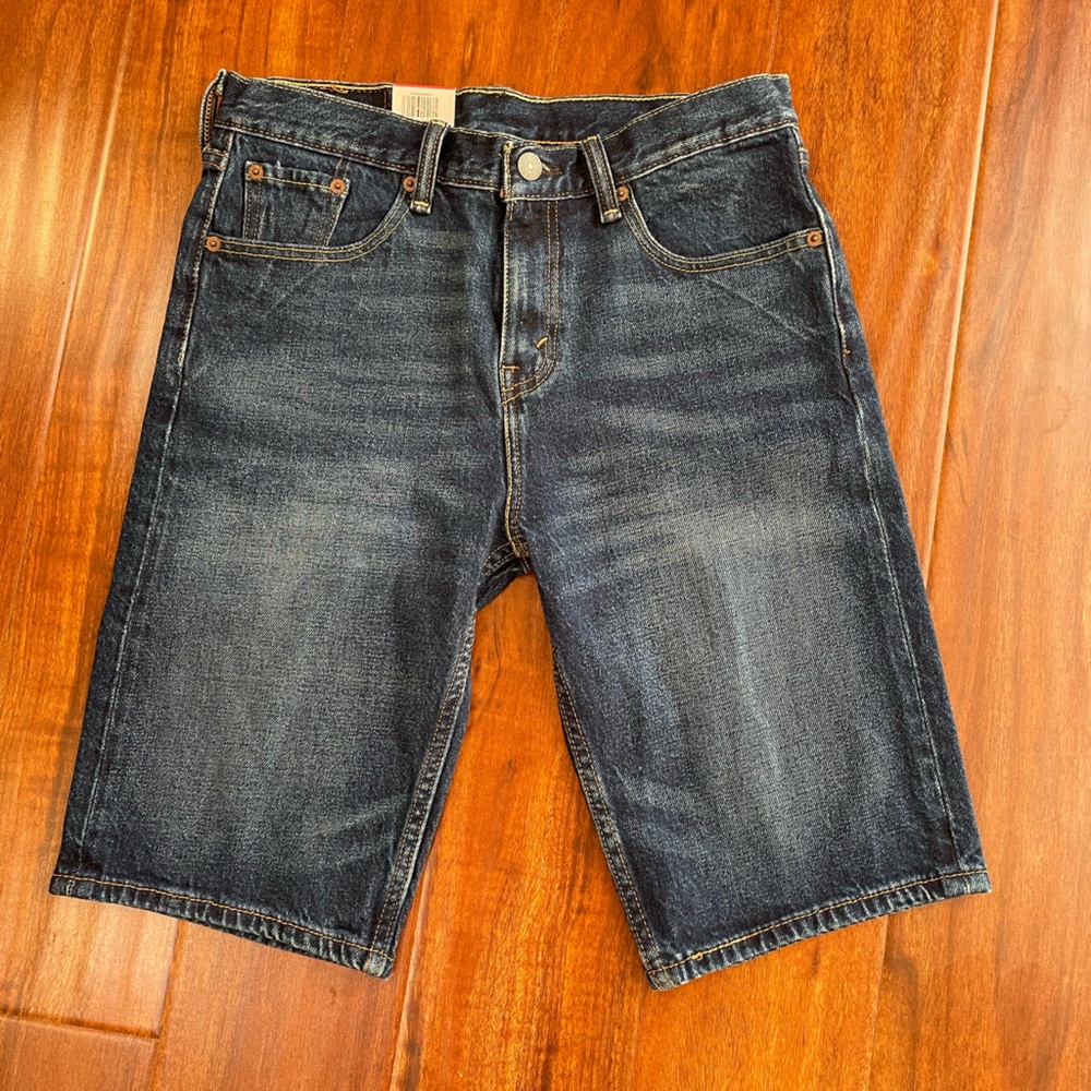 Levi's Dark Blue Regular Taper Jean Shorts - Men’s